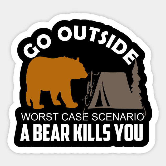 go outside camping Sticker by DODG99